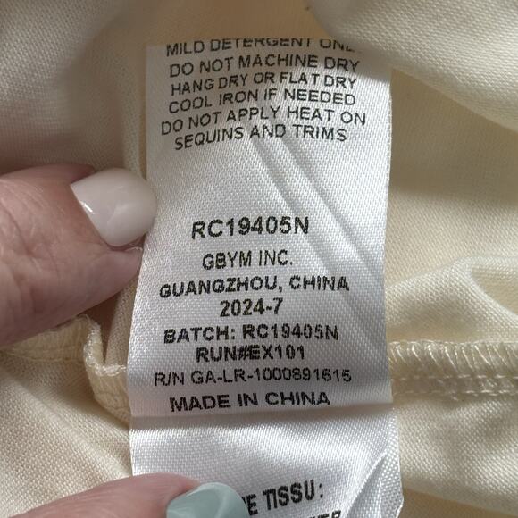 Truly Me By Sara Sara Girls Top Shirt Size 4 White Thanksgiving Ruffle New - Picture 6 of 7